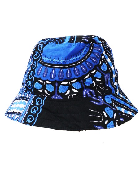 Chapeau bob Dashiki bleu