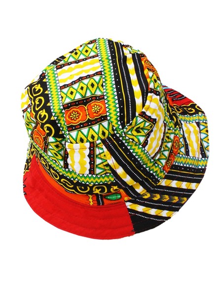 Chapeau bob Dashiki orange