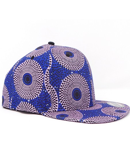 Gorro azul en tejido Wax