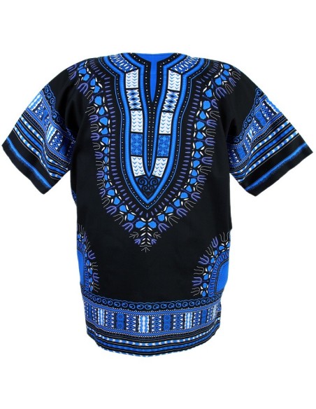 Blue Dashiki Shirt