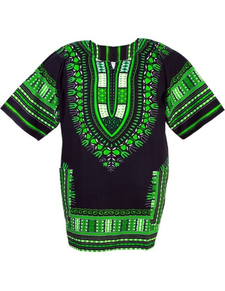 Green Dashiki Shirt