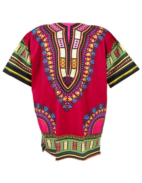 Camisa Dashiki rosa